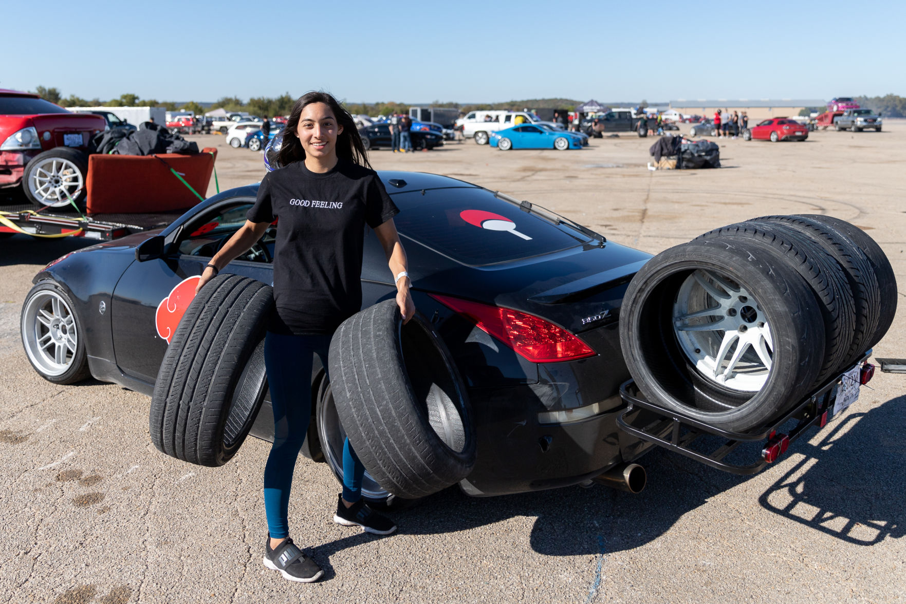 UTA student burns rubber in competitive drifting, impresses peers on the racetrack